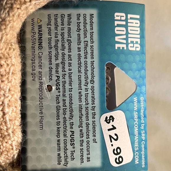 NWT PUGS Ladies’ Glove with touchscreen technology - Picture 4 of 4